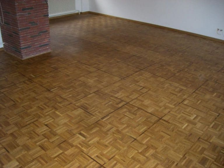 Mosaikparkett Nachher