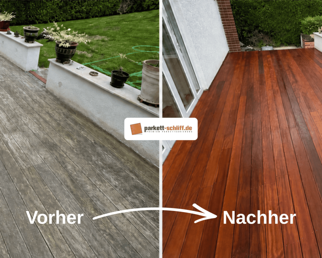 Terrassendielen renovieren und ölen